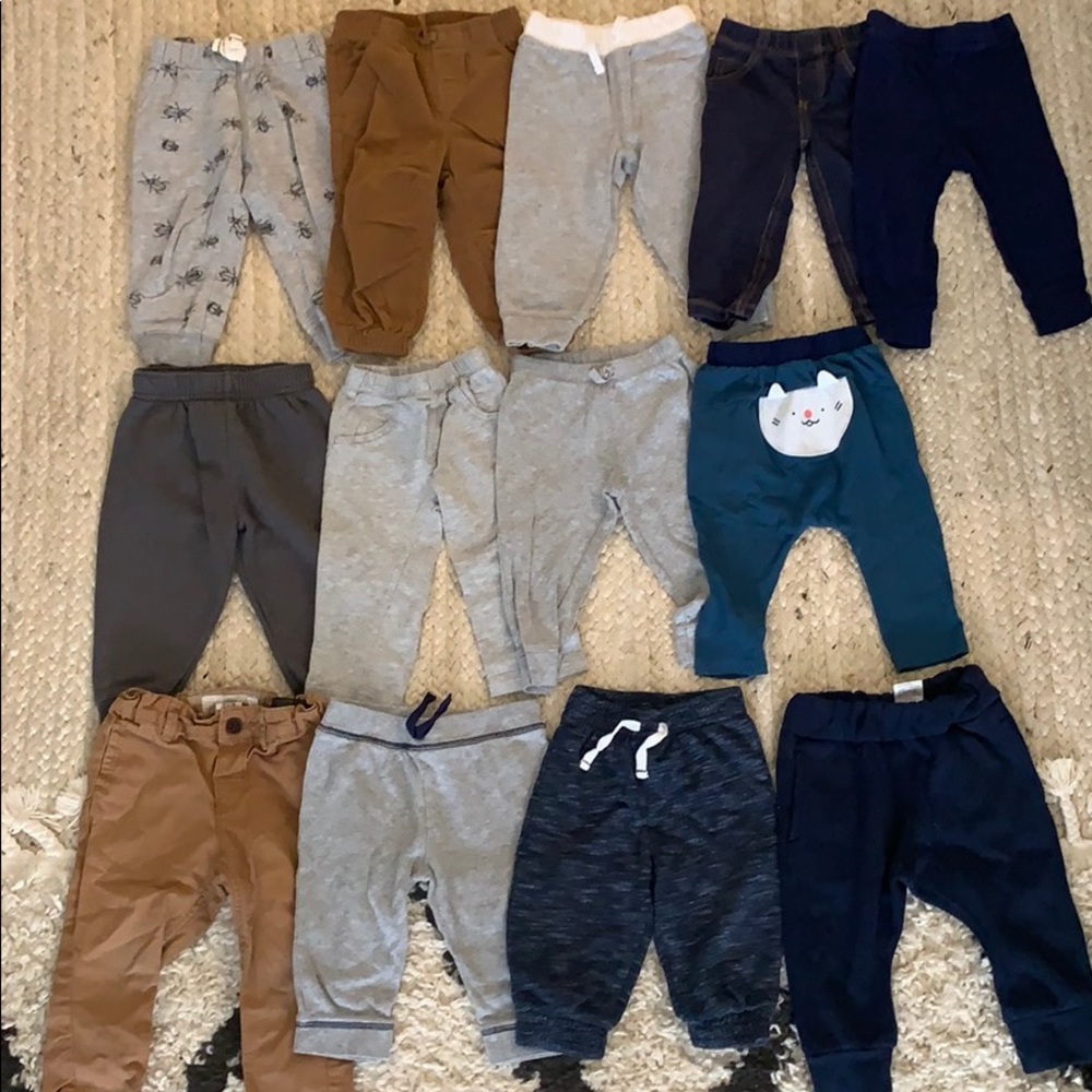 13 infant boy bottoms for $60